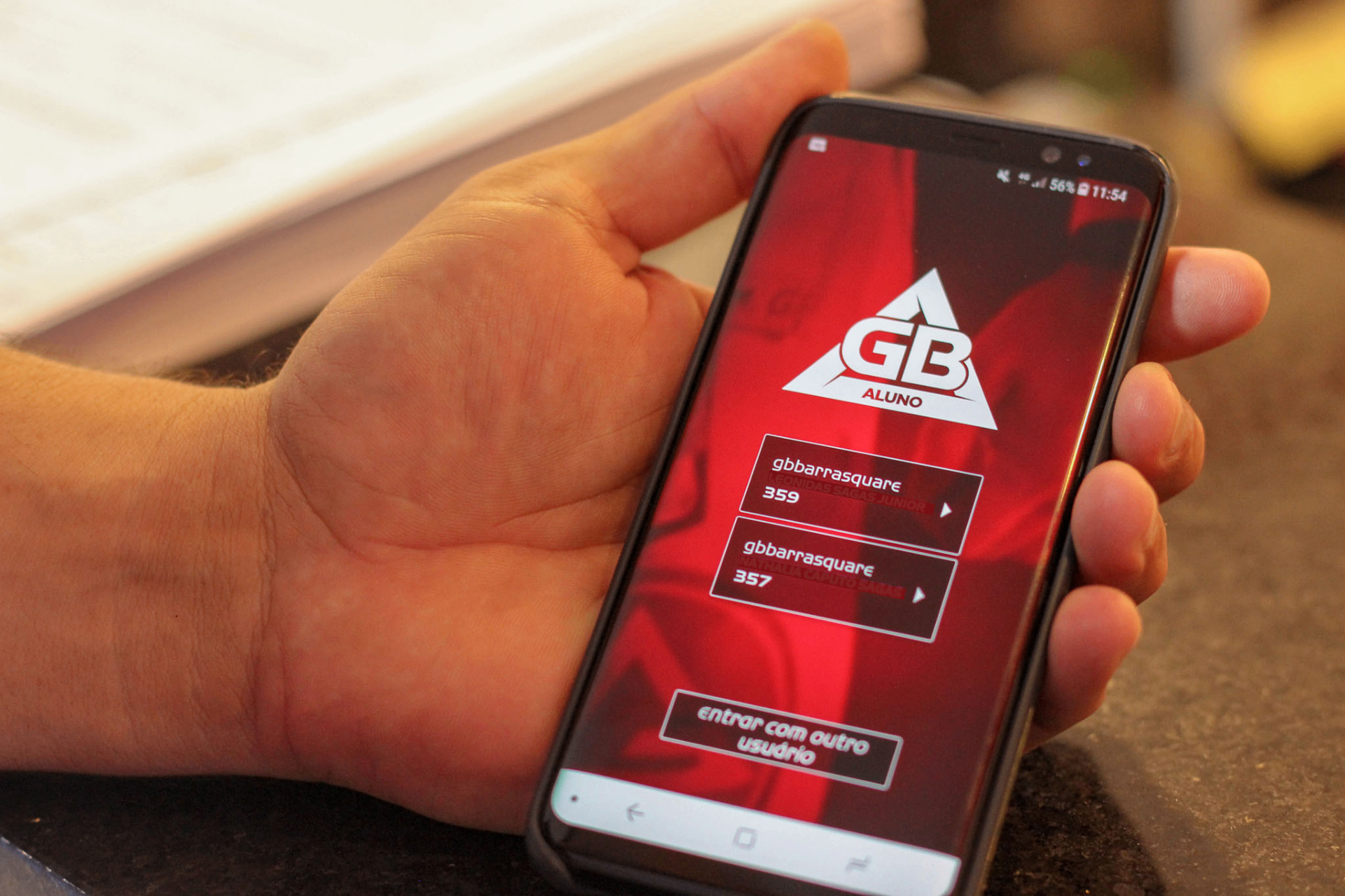 GB App versão aluno